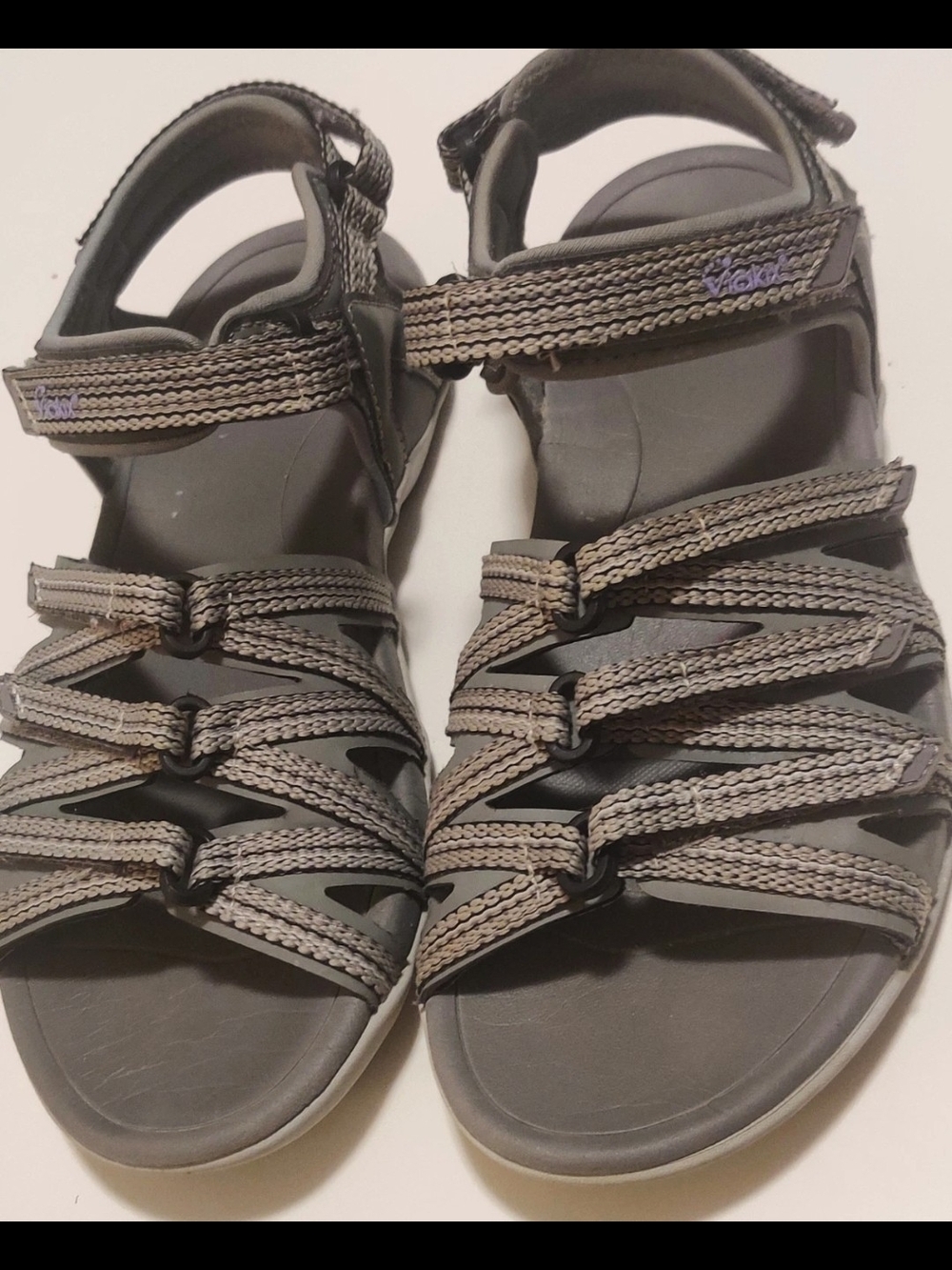 Viakix Acadia Hiking Sandal – Comfortable, Stylish Womens 9 Gray Sandals